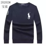 long sleeves t shirt ralph lauren sport big polo shirt blue